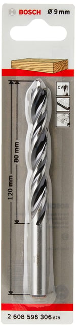 Bosch Professional Matkap Ve Kırıcı Delici Uçları, Ahşap Matkap, Gri, 1 Adet - Seçenekler: Durchmesser: 4/Gesamtlänge in mm: 75, Ø 9 mm, Ø 20 mm...