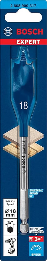 Bosch Professional Matkap Ve Kırıcı Delici Uçları, Ahşap Matkap, Gri, 1 Adet - Seçenekler: Ø 6 mm, 8*152 mm, 10*152 Mm, Ø 16 mm, Ø 18 mm, 22*152 mm...