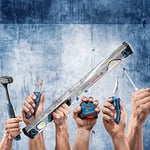 Bosch Professional PH2, 1600A01TH6,Kesici bıçak (18mm bıçak) - Seçenekler: 2-tlg. Messer Set, Cutter Knife (18mm Blade)...