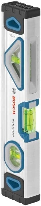 Bosch Professional Su terazisi 25 cm mıknatıs sistemli, çepeçevre okunabilir, alüminyum gövde, sağlam uç kapakları