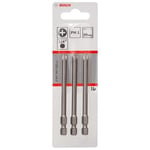 Bosch Professional Vidalama Ucu, Gri, 3 Adet - Seçenekler: 25 mm, 3 Stück, 49 mm, 3 Stxfcck, 89 mm, 3 Stxfcck, 89 mm...