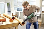 Bosch PSA 700 E Panter Testere, Güçlü 710 Watt Motor, Ahşapta kesme kalınlığı: 150 mm, Çelikte kesme kalınlığı: 10 mm, Testere bıçağı stroku: 20 mm, Yeşil