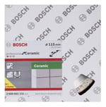 Bosch Standard Seri Seramik İçin, 9+1 Elmas Kesme Diski Set 115 mm - Bedenler: 115 mm, 125 mm
