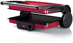 Bosch TCG4104 kontak ızgara TCG4104, Siyah, Kırmızı, Dikdörtgen, Döner, 328 x 238 mm, Alüminyum, CE, VDE