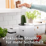 Bosch VeggieLove MUZ5VL1 aksesuar seti, 5 dilim içeren sürekli şnitzler (kesme tornalama diski, törpüleme diski, orta ince rende diski, Asya sebzeleri ve rösti için), çok renkli
