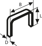 Bosch - Zımba Teli Tip 53 11, 4 * 0, 74 * 6 mm