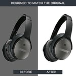 Bose QuietComfort 35 (QC35) ve Quiet Comfort 35 II (QC35 ii) Kulaklıklar için Yedek Kulak Pedleri, Yedek Kulak Pedleri Yastıkları Bellek Gürültü Yalıtımlı Kulaklık Kılıfları Köpük Yumuşak Deri