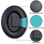 Bose QuietComfort 35 (QC35) ve Quiet Comfort 35 II (QC35 ii) Kulaklıklar için Yedek Kulak Pedleri, Yedek Kulak Pedleri Yastıkları Bellek Gürültü Yalıtımlı Kulaklık Kılıfları Köpük Yumuşak Deri