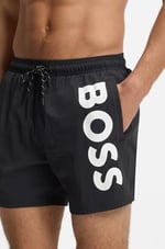 BOSS Erkek Ahtapot Hızlı Kuruyan Yüzme Şortu Kontrast Renkli Logolu