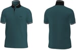 BOSS Erkek Paul Curved Polo streç pike, kavisli logolu T-shirt