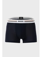 BOSS Logolu Elastik Bel Bantlı Pamuklu 3'Lü Paket Boxer, 50531684