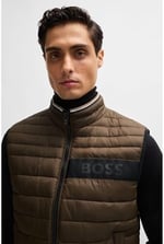 Boss Su Geçirmez Regular Fit Dik Yaka Yelek Erkek YELEK 50464300 260