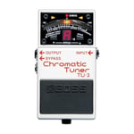 BOSS TU-3 akort cihazı pedal, beyaz