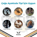 Bot Bağcığı, Çift Renkli Bot Ayakkabı Bağcığı, Fitilli Bot Bağcık, Ayakkabı Aksesuarı