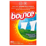 Bounce Kumaş yumuşak çarşaflar, dış mekan taze koku, 80 ct