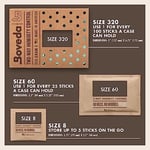 Boveda-Purolar için/Tütün |% 65 RH Nem Kontrol Paketleri | 25-100 puroları için Up ile Kullanımı için Büyük Beden | Puro Humidors için Teknolojisi Patentli | Bireysel Karton 12-Count