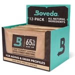 Boveda-Purolar için/Tütün |% 65 RH Nem Kontrol Paketleri | 25-100 puroları için Up ile Kullanımı için Büyük Beden | Puro Humidors için Teknolojisi Patentli | Bireysel Karton 12-Count