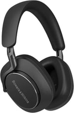 Bowers & Wilkins PX8 kablosuz kulak üstü kulaklık, Bluetooth ve gürültü önleyici, siyah