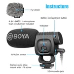 BOYA BY-BM3011 Kompakt Shotgun Mikrofon