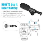 BOYA BY-BM3011 Kompakt Shotgun Mikrofon