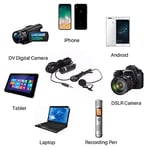 Boya by-M1 akıllı telefon ve Canon/Nikon Kamera için 3,5 mm Lavalier-mikrofon, siyah, kullanma kılavuzu İngilizce dil