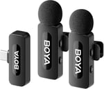 BOYA BY-V20 Android Uyumlu İkili Kablosuz Mikrofon Type-C