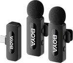 BOYA BY-V20 Android Uyumlu İkili Kablosuz Mikrofon Type-C