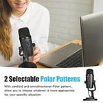 BOYA USB kondansatörlü mikrofon, By-PM500 USB stüdyo mikrofonu, Windows, Mac ve PC için, Vokal, YouTube akışı, oyun, konferans çağrısı, ASMR, Podcast video kaydı için çıkarılabilir stant