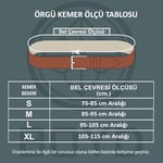 BOYD Rahat ve Şık Örgü Erkek Kemeri, Uniseks Kullanıma Uygun Kemer, Hakiki Deri Aksesuarlı Elastik Erkek Kemer, 3.5 cm Genişlik