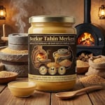 Bozkır Tahin Merkezi Yerli Ata Tohumu Altın Susam Taş Değirmeni Tahini 600 gr (vegan&katkısız)
