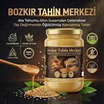 Bozkır Tahin Merkezi Yerli Ata Tohumu Altın Susam Taş Değirmeni Tahini 600 gr (vegan&katkısız)