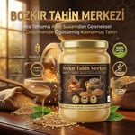 Bozkır Tahin Merkezi Yerli Ata Tohumu Altın Susam Taş Değirmeni Tahini 600 gr (vegan&katkısız)