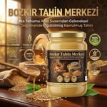 Bozkır Tahin Merkezi Yerli Ata Tohumu Altın Susam Taş Değirmeni Tahini 600 gr (vegan&katkısız)