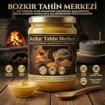 Bozkır Tahin Merkezi Yerli Ata Tohumu Altın Susam Taş Değirmeni Tahini 600 gr (vegan&katkısız)