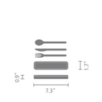 Brabantia 004-01-Make Take Dark Grey Plastik Yemek Taşıma Tabağı 1L