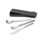 Brabantia 004-01-Make Take Dark Grey Plastik Yemek Taşıma Tabağı 1L