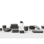 Brabantia 004-01-Make Take Dark Grey Plastik Yemek Taşıma Tabağı 1L