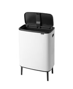 Brabantia 130205 çöp kovası, beyaz, 60 litre - Seçenekler: 1 Inneneimer (60L), 2 Inneneimer (2 x 30L)