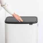 Brabantia 130205 çöp kovası, beyaz, 60 litre - Seçenekler: 1 Inneneimer (60L), 2 Inneneimer (2 x 30L)