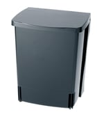 Brabantia 395246 Gömme Çöp Kutusu, 10 Litre Siyah