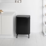 Brabantia Bo Matt Black Hi Dokunmatik Çöp Kutusu 60 L (BRA 130229)