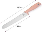 Brabantia Bra 108068 Tasty Pembe Ekmek Bıçağı 20 Cm BRA108068