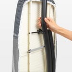 Brabantia Buegelboard ile depolama alanı, Boyut D, ekstra büyük Metalik gri