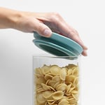 Brabantia Kapaklı saklama kabı 3'lü set (1 x nane 0,3 L, 1 x petrol 0,6 l, 1 x gri 1,1 L)