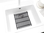 Brabantia Lavabo Matı, Silikon, Koyu Gri, Tek Boyut