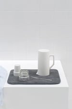 Brabantia mikrofiber kuru mat, koyu gri, 47 x 40 x 1 cm