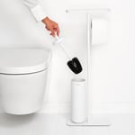 Brabantia Mindset Fresh White Standlı Organizer/Tuvalet Kağıdı Tutucusu ve Tuvalet Fırçası (BRA 303883)