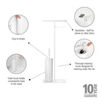 Brabantia Mindset Fresh White Standlı Organizer/Tuvalet Kağıdı Tutucusu ve Tuvalet Fırçası (BRA 303883)