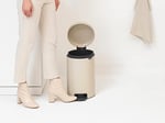 Brabantia - NewIcon pedallı çöp kovası 12 l – mutfak veya yatak odası için orta çöp kutusu – yumuşak kapanan kapak – kolay p - Seçenekler: 3 L, 3 Liter, 5 L, 5 Litre, 12 L, 12 Liter, 20 L, 20 litre...