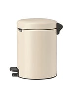 Brabantia - NewIcon pedallı çöp kovası 5 l – banyo veya tuvalet için küçük çöp kutusu – yumuşak kapanan kapak – kolay pedal  - Seçenekler: 3 L, 3 Liter, 5 L, 5 Litre, 12 L, 12 Liter, 20 L, 20 litre...